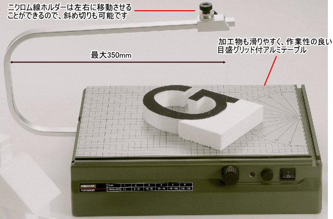 プロクソン卓上スチロールカッター No.27180 プロクソン発泡スチロール